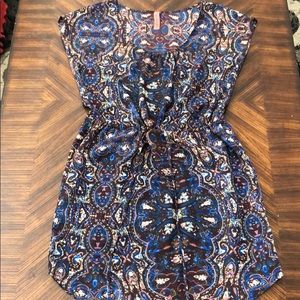 Nordstrom Eight Sixty Tie-Waist Dress Pockets S